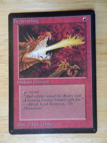 MTG x1 Beta FIREBREATHING See Pictures Fazmataztical_Dragon