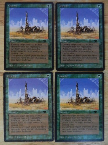 MTG X4 Antiquities CRUMBLE See pictures Fazmataztical_Dragon