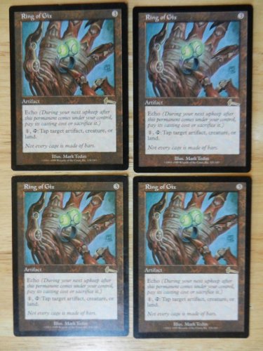 MTG x4 Urza's Legacy RING OF GIX See pictures Fazmataztical_Dragon