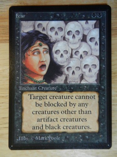 MTG x1 Beta FEAR See Pictures Fazmataztical_Dragon