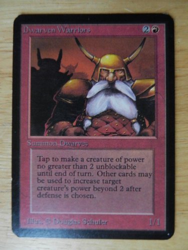 MTG x1 Alpha DWARVEN WARRIORS See Pictures Fazmataztical_Dragon