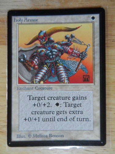 MTG x1 Beta HOLY ARMOR See Pictures Fazmataztical_Dragon