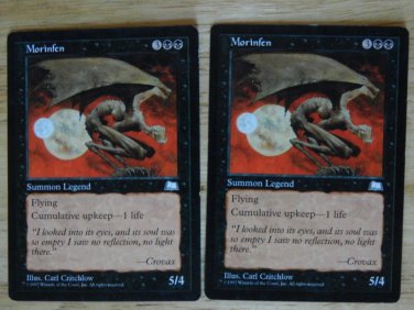 MTG x2 Weatherlight MORINFEN See pictures Fazmataztical_Dragon
