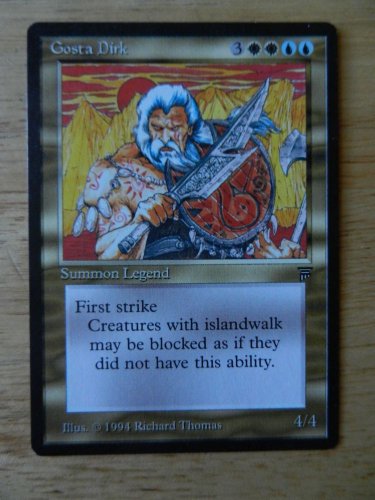 MTG x1 GOSTA DIRK Legends See Pictures Fazmataztical_Dragon