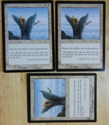 MTG x3 Urza's Legacy PURIFY See pictures Fazmataztical_Dragon