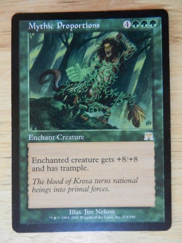 MTG x1 Onslaught MYTHIC PROPORTIONS See pictures Fazmataztical_Dragon