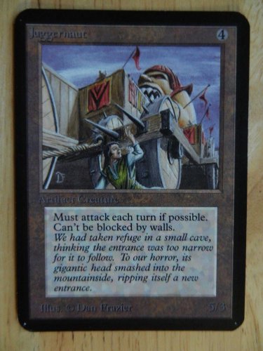 MTG x1 Alpha JUGGERNAUT See pictures Fazmataztical_Dragon NM/M looks unplayed