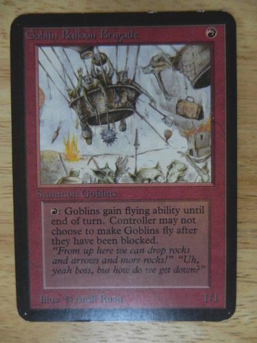 MTG x1 Alpha GOBLIN BALLOON BRIGADE See Pictures Fazmataztical_Dragon