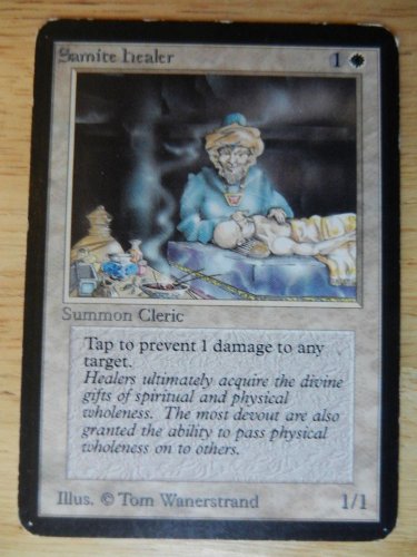 MTG x1 Alpha SAMITE HEALER  x1 See Pictures Fazmataztical_Dragon