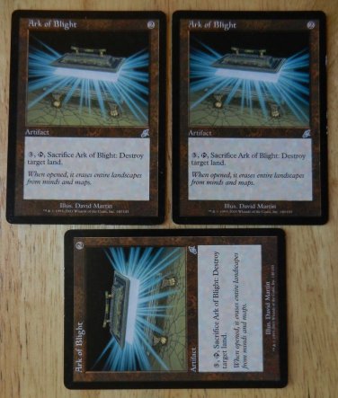 MTG x3 Scourge ARK OF BLIGHT See pictures Fazmataztical_Dragon