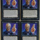 MTG X4 Antiquities PRIEST OF YAWGMOTH See pictures Fazmataztical