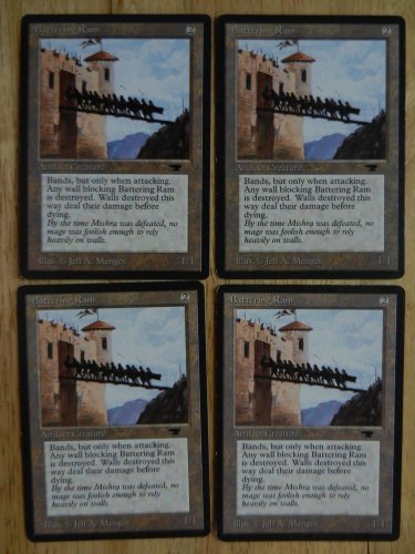 MTG x4 Antiquities BATTERING RAM See pictures Fazmataztical_Dragon