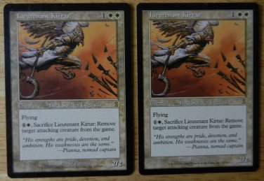 MTG X2 LIEUTENANT KIRTAR Odyssey See Pictures Fazmataztical_Dragon
