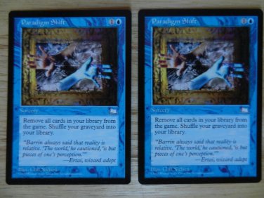 MTG x2 Weatherlight PARADIGM SHIFT  See pictures Fazmataztical_Dragon