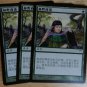 MTG x3 Champions of Kamigawa COMMUNE WITH NATURE  Chinese Fazmataztical