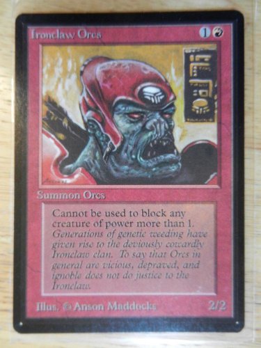 MTG x1 Beta IRONCLAW ORCS See Pictures Fazmataztical_Dragon