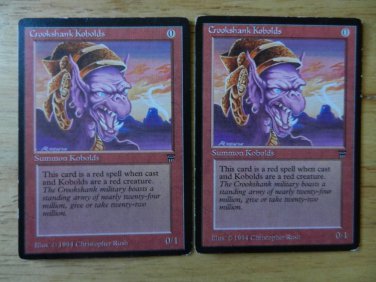 MTG x2 CROOKSHANK KOBOLDS Legends See Pictures Fazmataztical_Dragon