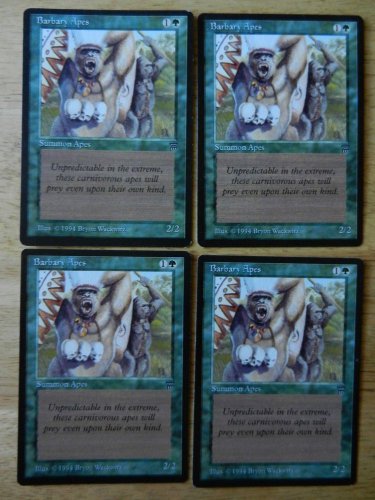 MTG x4 BARBARY APES Legends See Pictures Fazmataztical_Dragon