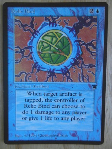MTG x1 Legends RELIC BIND see pictures Fazmataztical_Dragon