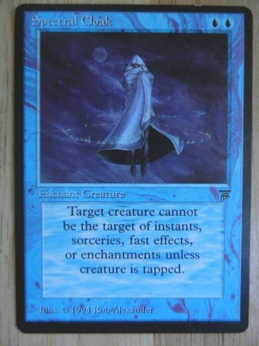 MTG x1 Legends SPECTRAL CLOAK see pictures DAMAGED Fazmataztical_Dragon