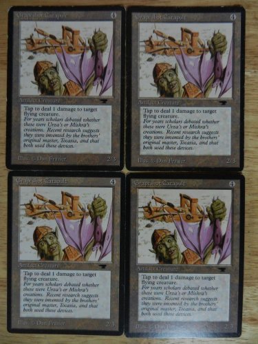 MTG x4 Antiquities GRAPESHOT CATAPULT See pictures Fazmataztical_Dragon