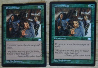 MTG x2 Weatherlight DENSE FOLIAGE  See pictures Fazmataztical_Dragon