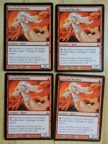 MTG x4 Guildpact SCORCHED RUSALKA See pictures Fazmataztical_Dragon