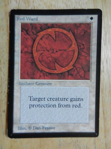 MTG x1 Beta RED WARD See Pictures Fazmataztical_Dragon