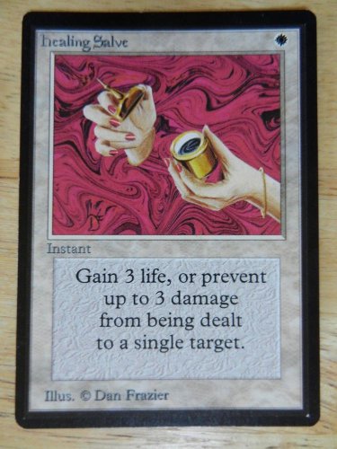 MTG x1 Beta HEALING SALVE See Pictures Fazmataztical_Dragon