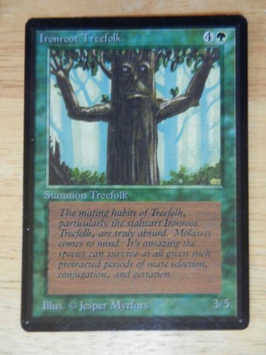 MTG x1 Beta IRONROOT TREEFOLK See Pictures Fazmataztical_Dragon