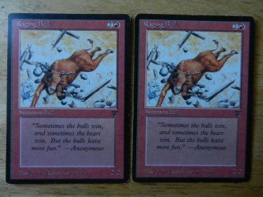 MTG x2 RAGING BULL Legends See Pictures Fazmataztical_Dragon