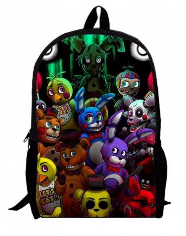 Five Nights at Freddy's BACKPACK FNAF New School Bag sports plush