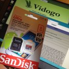 VidoGo PHP preloaded on a Windows SanDisk Micro SD card plus standard SD Adaptor