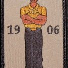 Alpha Phi Alpha Fraternity Embroidered Luggage Tag