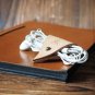 Leather Cord Holder-handmade,Earbud Cable Organizer,Earphone,Headphone,Minimalist#Nude