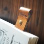 Leather Bookmark - Handmade Hand stitched Book Mark, Minimalist, Minimal, Personalized, Custom#Brown