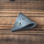 Leather Cord Holder-handmade,Earbud Cable Organizer,Earphone,Headphone,Minimalist#Gray
