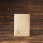 Leather Minimalist Slim Folded Card Wallet Card Sleeve, credit card holder #Natural Nude