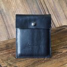 Leather Pouch - Minimalist Wallet handmade, Card holder, card wallet #Black