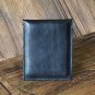 Leather Pouch - Minimalist Wallet handmade, Card holder, card wallet #Black