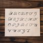 Initial Leather Ring - Name, Handmade Triangle, Custom initial, monogram #Black