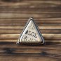 LOL Leather Ring - Laugh Out Loud Letters, Triangle, Text talk, Custom initial#Black
