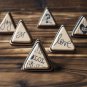 LOL Leather Ring - Laugh Out Loud Letters, Triangle, Text talk, Custom initial#Black
