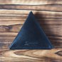Handmade Leather Coin Purse Triangle Coin holder Designer wallets Black purse Coin pouch #Black