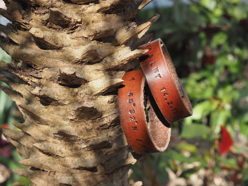 Handmade Couples Leather Bracelets Cuff Bangles Friendship bracelets Wristbands Personalized gifts
