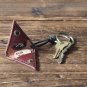 Handmade Leather Guitar Pick Holder Guitar Accessories Personalized gifts Gifts for men #Dark Red