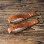 Handmade Leather Keychain Personalized gifts Name tags Engraved gifts Key holder Key ring fob #Brown