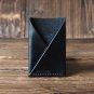 Handmade Leather Credit card holder Card wallet Slim wallet Business card case mens wallets #Black