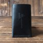 Handmade Leather Credit card holder Card wallet Slim wallet Business card case mens wallets #Black