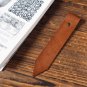 Leather Bookmark - Handmade Hand stitched Book Mark, Minimalist, Personalized, Custom#Dark Brown